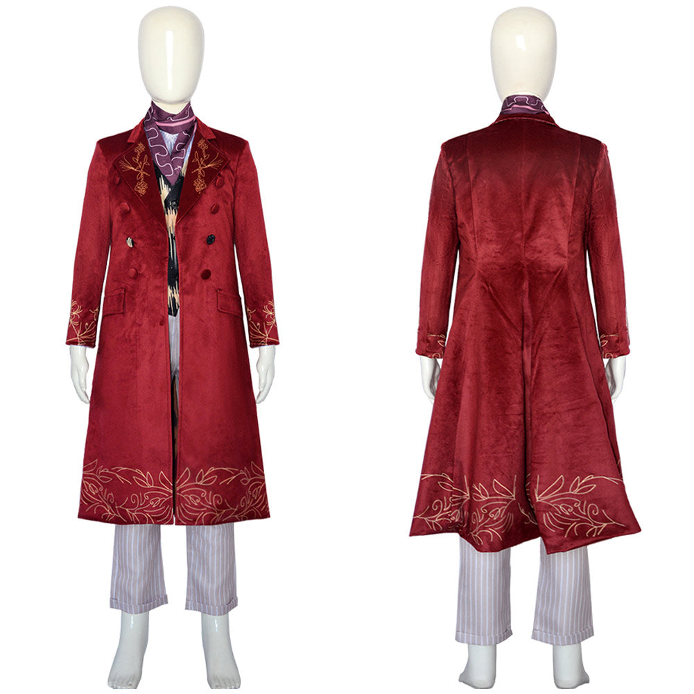 Film Wonka(2023) Wonka Enfant Uniforme Cosplay Costume