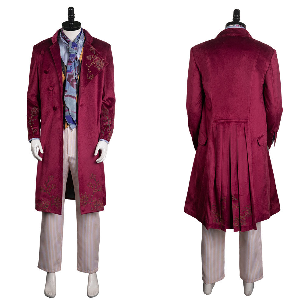 Film Wonka(2023) Wonka Uniforme Cosplay Costume