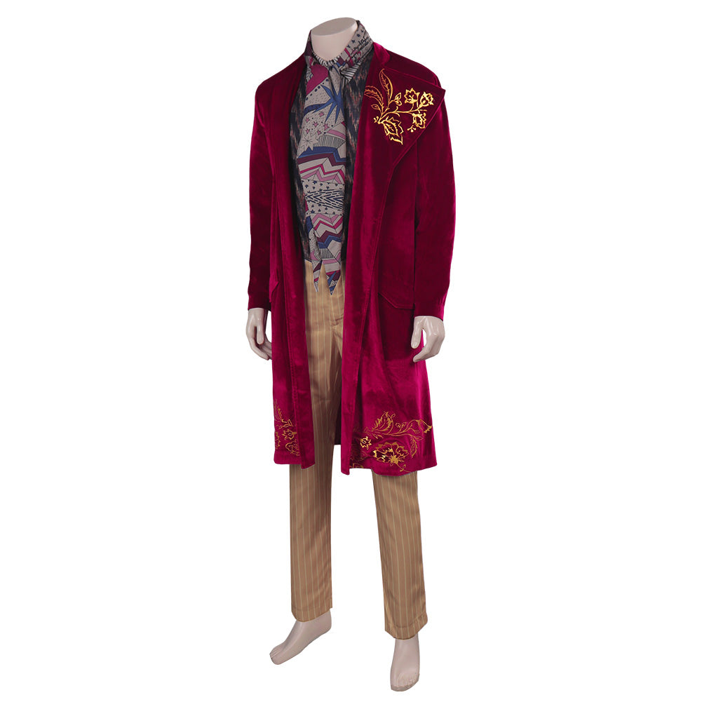 Film Wonka(2023) Wonka Uniforme Cosplay Costume