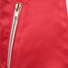 Freddie Mercury Queen Veste Rouge Cosplay Costume