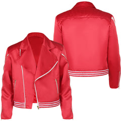 Freddie Mercury Queen Veste Rouge Cosplay Costume