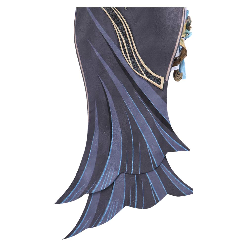 Genshin Impact Shenhe Frostflower Dew Cosplay Costume