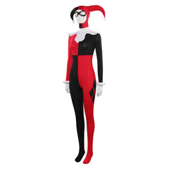 Harley Quinn Noir & Rouge Teune Cosplay Costume