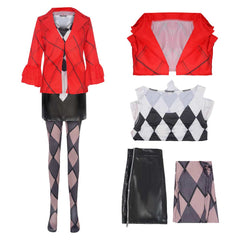 Harley Quinn Tenue Rouge Cosplay Costume