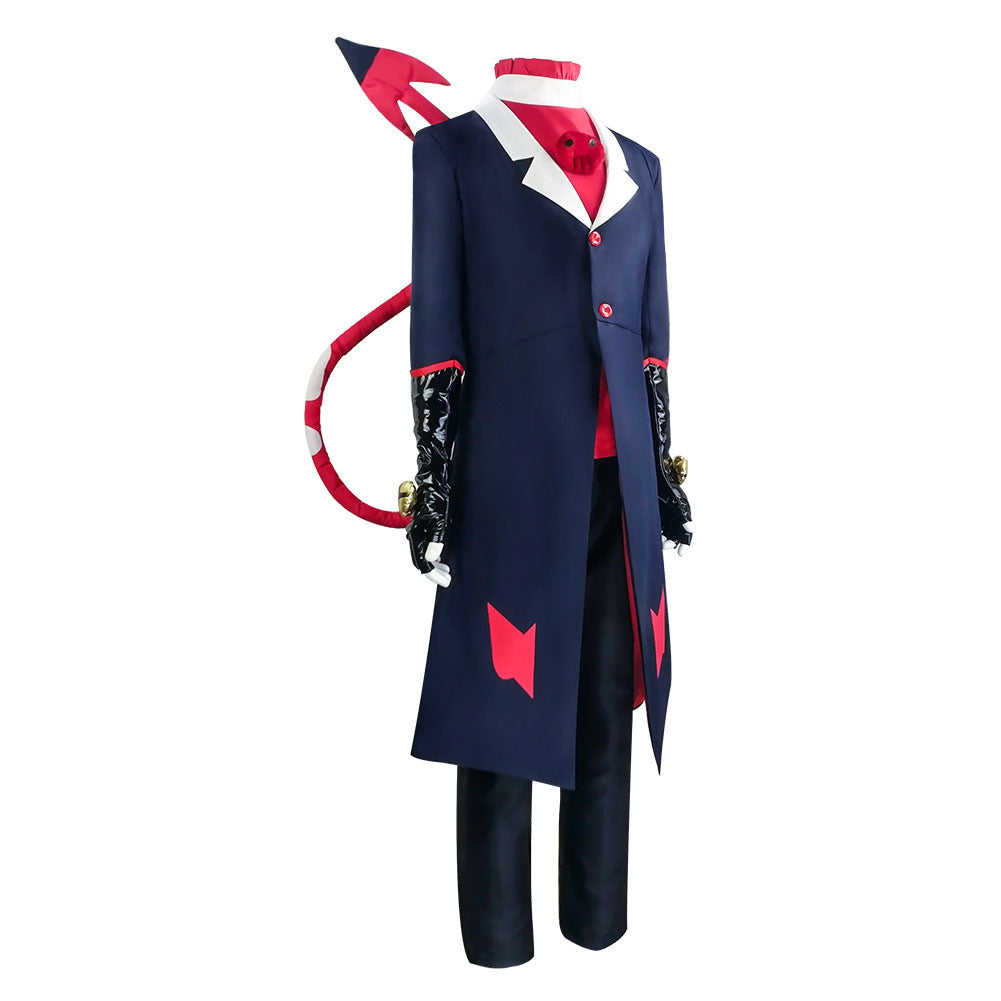 Helluva Boss Hazbin Hotel Blitz Tenue Bleue Cosplay Costume