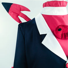 Helluva Boss Hazbin Hotel Blitz Tenue Bleue Cosplay Costume