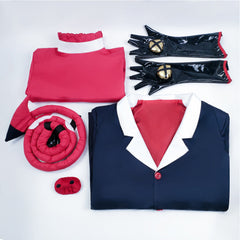 Helluva Boss Hazbin Hotel Blitz Tenue Bleue Cosplay Costume