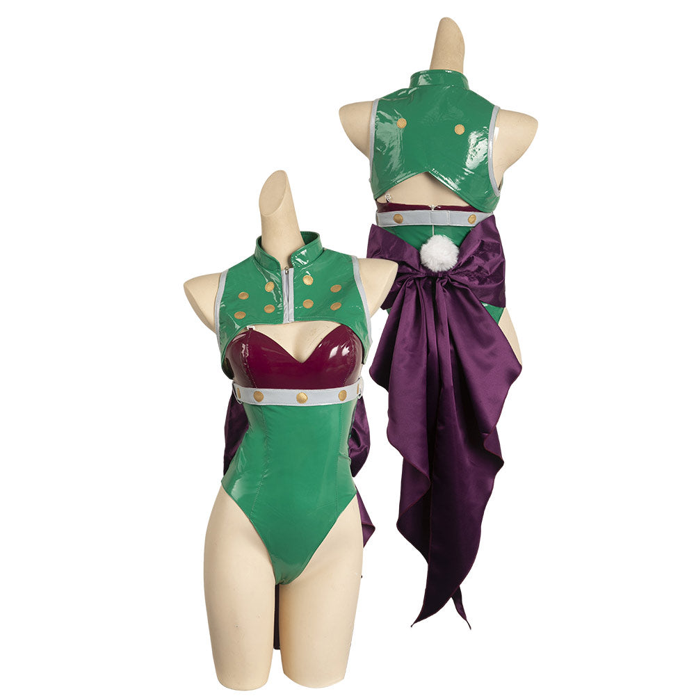 HUNTER×HUNTER Illumi Zoldyck Bunny Girl Anime Cosplay Costume