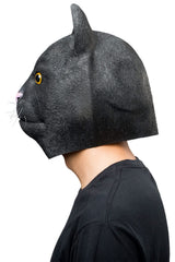 Chat Noir Masque Halloween Carnaval Fete Animaux Masques Cosplay Accessoire