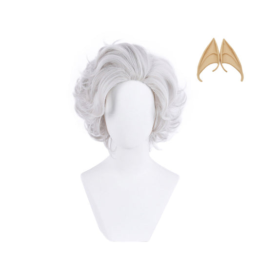 Jeu Baldur‘s Gate Astarion Perruque+Oreille Cosplay Accessoire