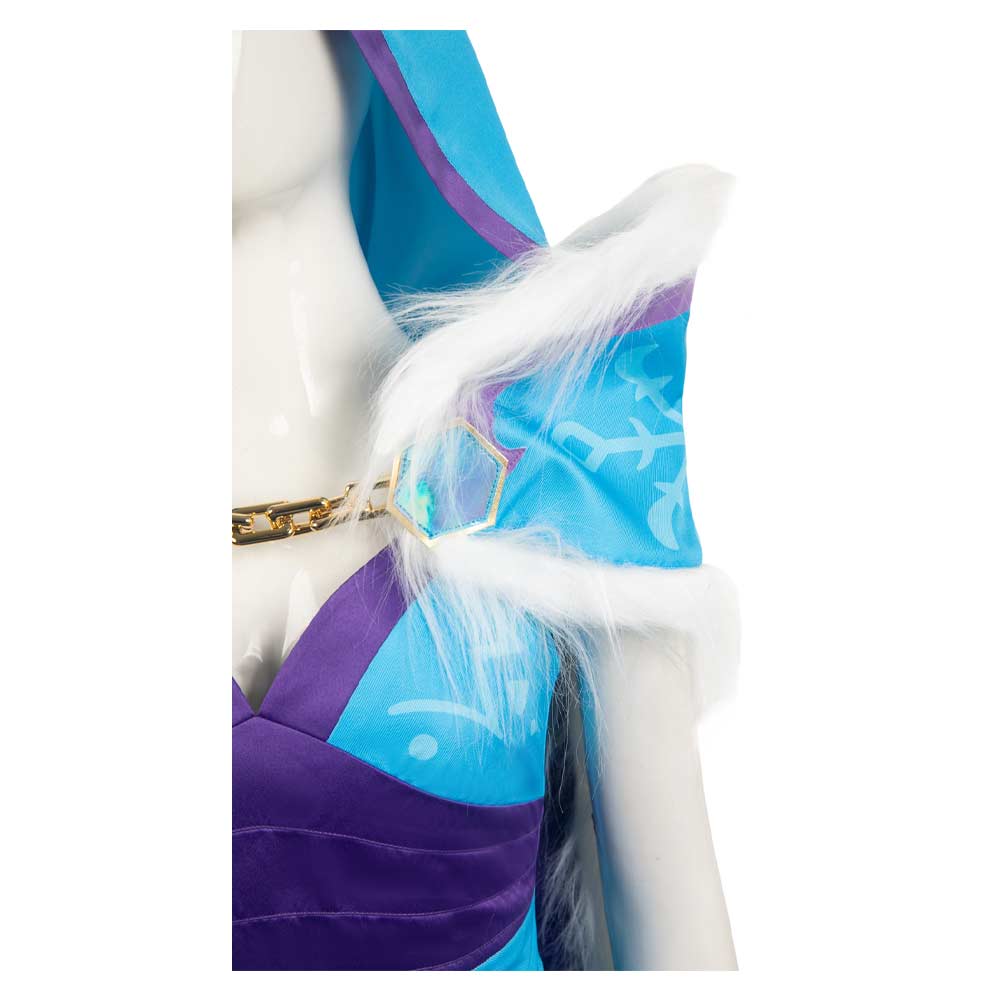Jeu Dota 2 Crystal Maiden Cosplay Costume