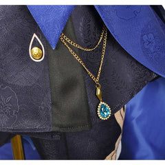 Jeu Genshin Focalors Furina Version Noire Cosplay Costume