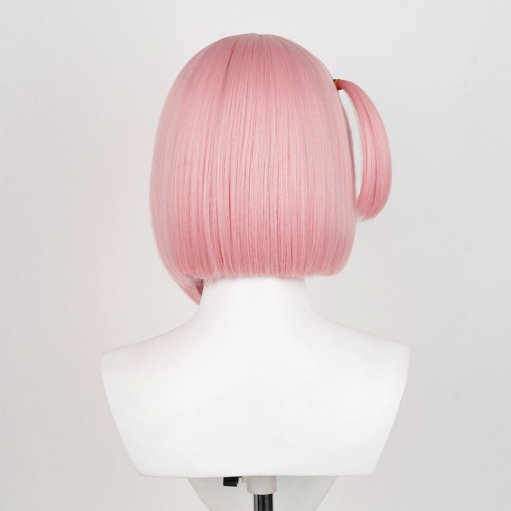 Jeu Genshin Impact Charlotte Cosplay Perruque Rose