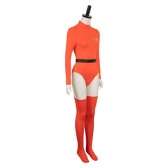 Jeu Lethal Company Set de Combinaison de Protection Orange Cosplay Costume