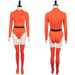 Jeu Lethal Company Set de Combinaison de Protection Orange Cosplay Costume