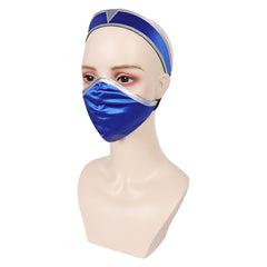 Jeu Mortal Kombat Kitana Maillot de Bain Bleu Cosplay Costume