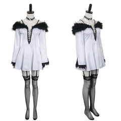 Jeu Tekken Lili Robe Blanche Cosplay Costume
