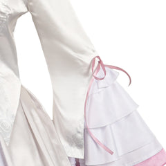 Jeu Vidéo Tekken 8 Lili Ensemble de Robes Blanches Cosplay Costume