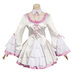 Jeu Vidéo Tekken 8 Lili Ensemble de Robes Blanches Cosplay Costume