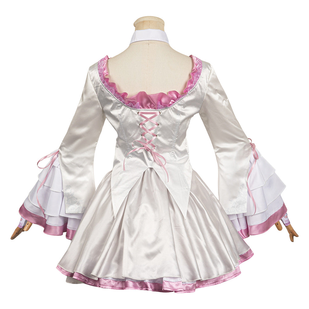 Jeu Vidéo Tekken 8 Lili Ensemble de Robes Blanches Cosplay Costume