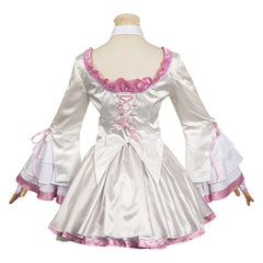 Jeu Vidéo Tekken 8 Lili Ensemble de Robes Blanches Cosplay Costume