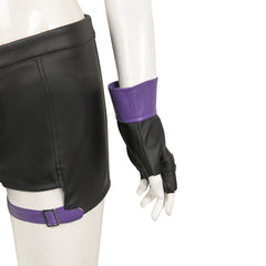 Jeu Vidéo Tekken Reina Tenue Noire Cosplay Costume