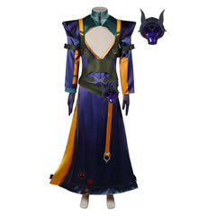 LoL League of Legends Yone Cosplay Costume+Masque