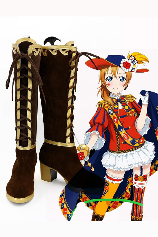 LoveLive! Eli Ayase Magicien Botte Cosplay Chaussures