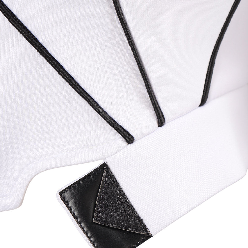 Monica Rambeau Monica Captain Femme Blanc Veste Cosplay Costume