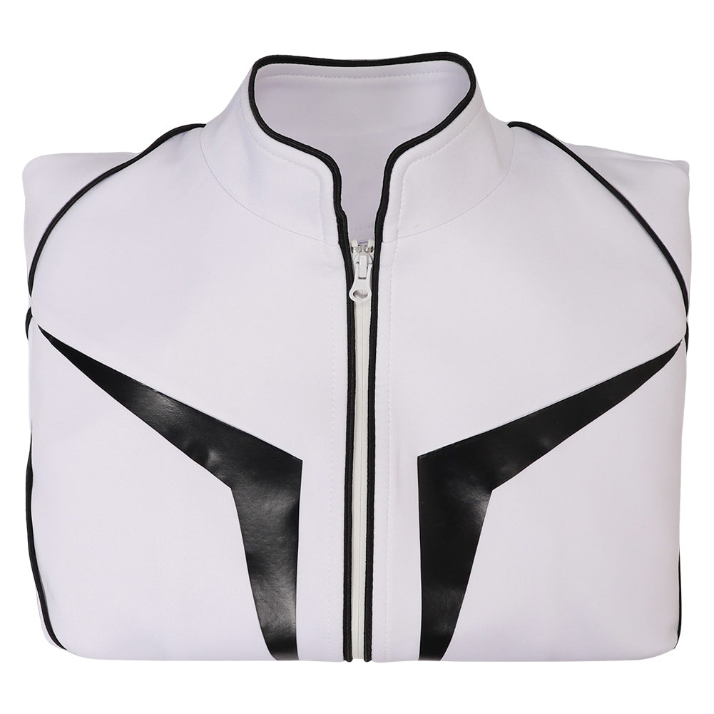 Monica Rambeau Monica Captain Femme Blanc Veste Cosplay Costume