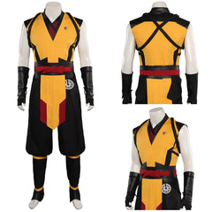 Mortal Kombat Scorpion Tenue Homme Jeu Video Cosplay Costume