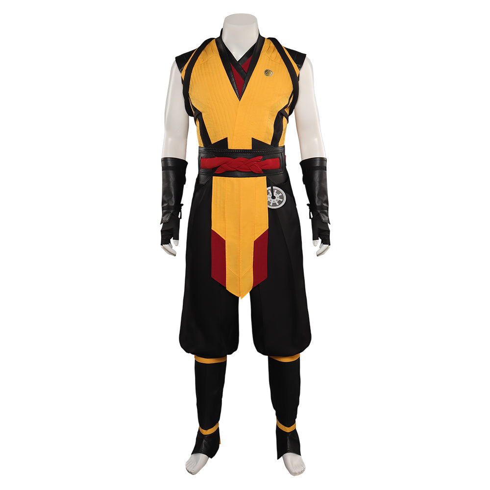 Mortal Kombat Scorpion Tenue Homme Jeu Video Cosplay Costume