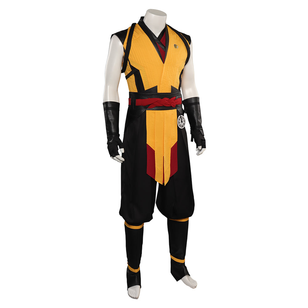 Mortal Kombat Scorpion Tenue Homme Jeu Video Cosplay Costume