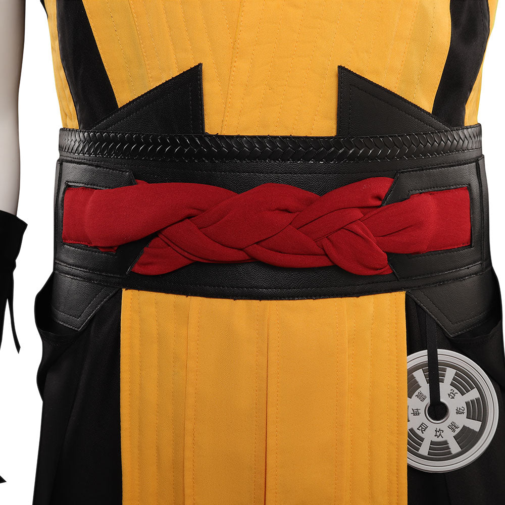 Mortal Kombat Scorpion Tenue Homme Jeu Video Cosplay Costume