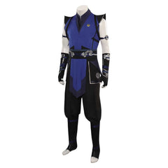 Mortal Kombat Sub-Zero Bleu Tenue Jeu Homme Cosplay Costume