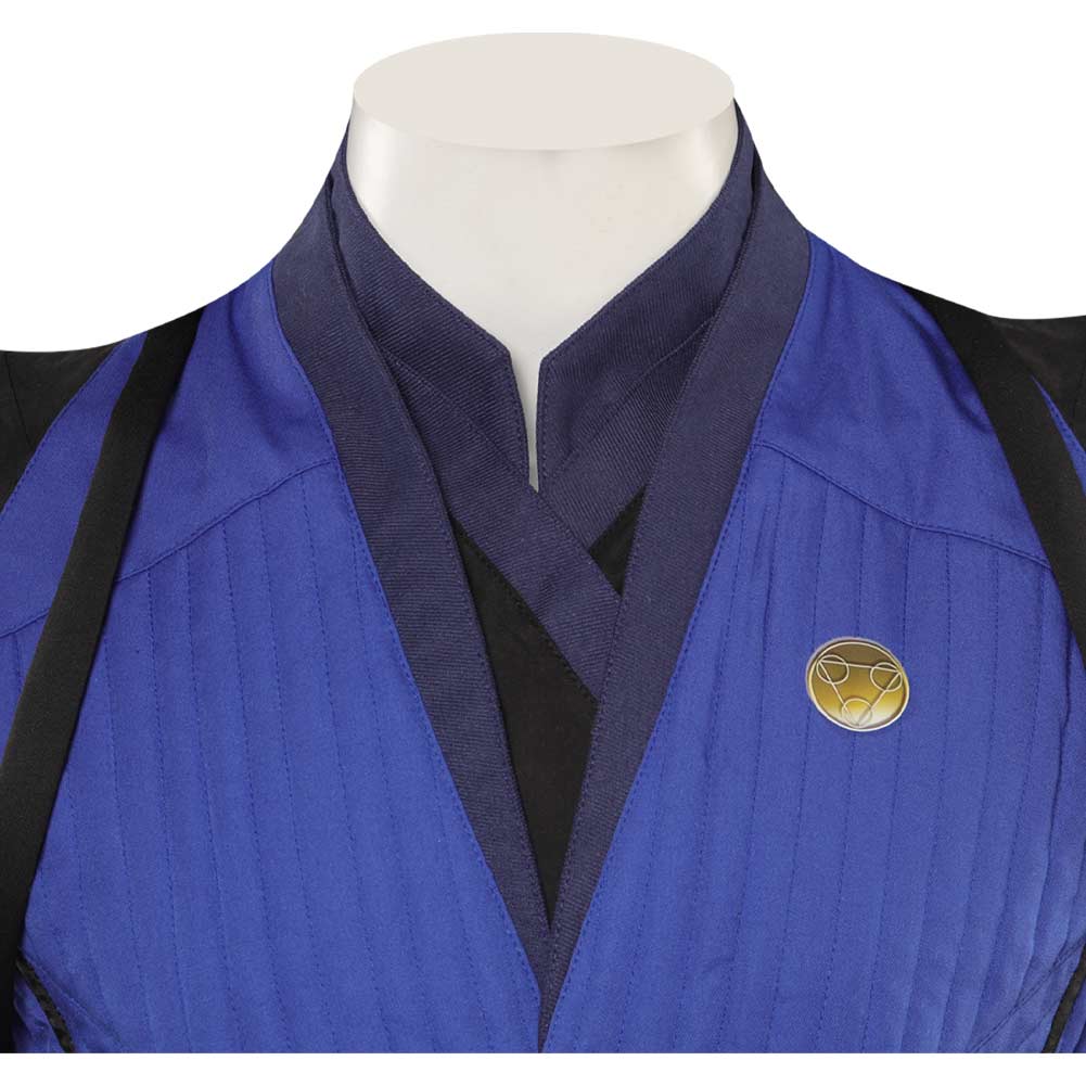 Mortal Kombat Sub-Zero Bleu Tenue Jeu Homme Cosplay Costume