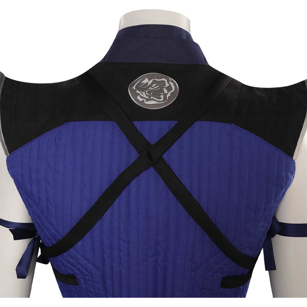 Mortal Kombat Sub-Zero Bleu Tenue Jeu Homme Cosplay Costume