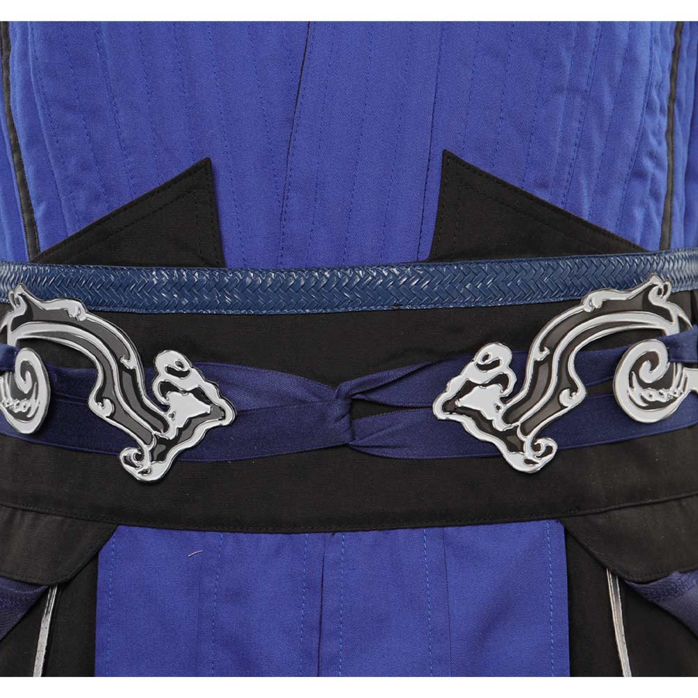 Mortal Kombat Sub-Zero Bleu Tenue Jeu Homme Cosplay Costume