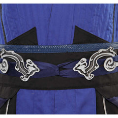 Mortal Kombat Sub-Zero Bleu Tenue Jeu Homme Cosplay Costume