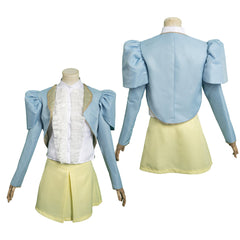 Movie Poor Things Bella Baxter Cosplay Costume Outfits Halloween Carnival Suit cosplay Belle Baxter Blue coat
