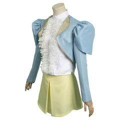Movie Poor Things Bella Baxter Cosplay Costume Outfits Halloween Carnival Suit cosplay Belle Baxter Blue coat
