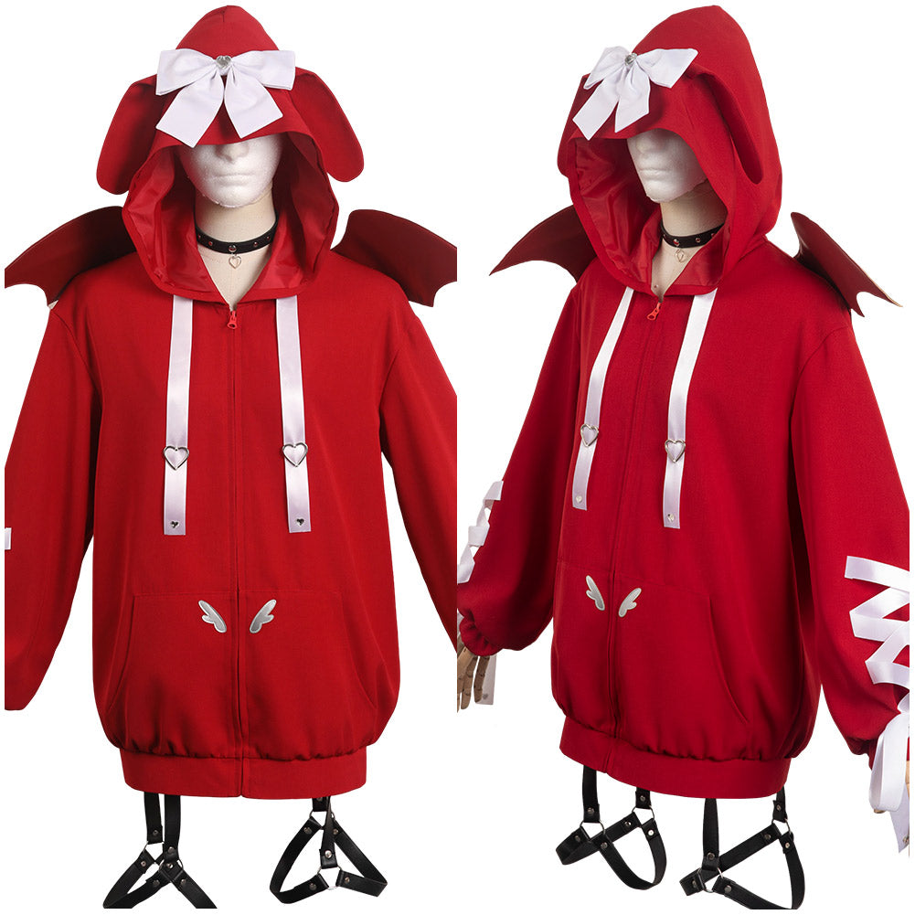 Needy Girl Overdose Ame Chan Sweat à Capuche Rouge Cosplay Cosplay