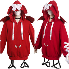 Needy Girl Overdose Ame Chan Sweat à Capuche Rouge Cosplay Cosplay