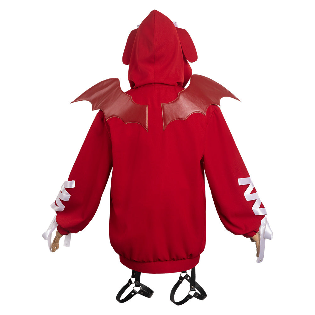 Needy Girl Overdose Ame Chan Sweat à Capuche Rouge Cosplay Cosplay