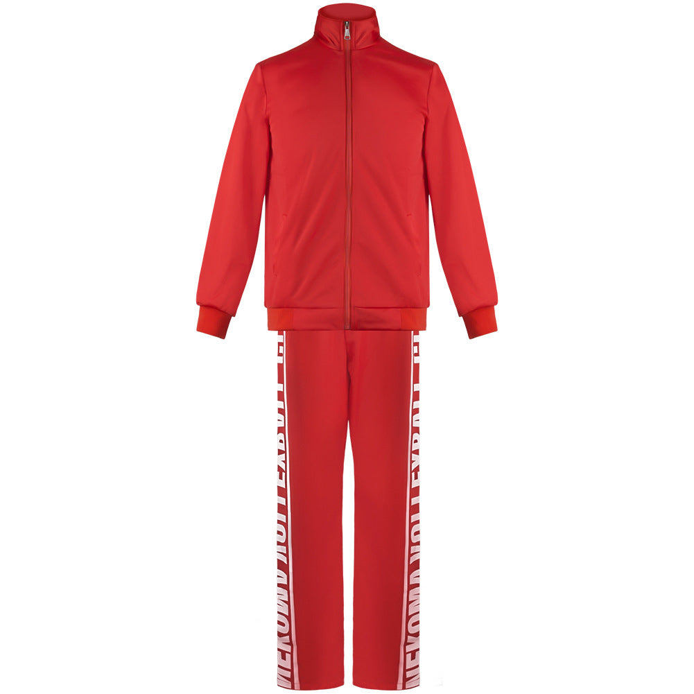 Nekoma High School Kozume Kenma Tenue de Sport Rouge Cosplay Costume