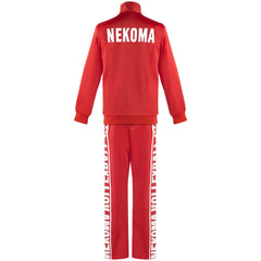 Nekoma High School Kozume Kenma Tenue de Sport Rouge Cosplay Costume
