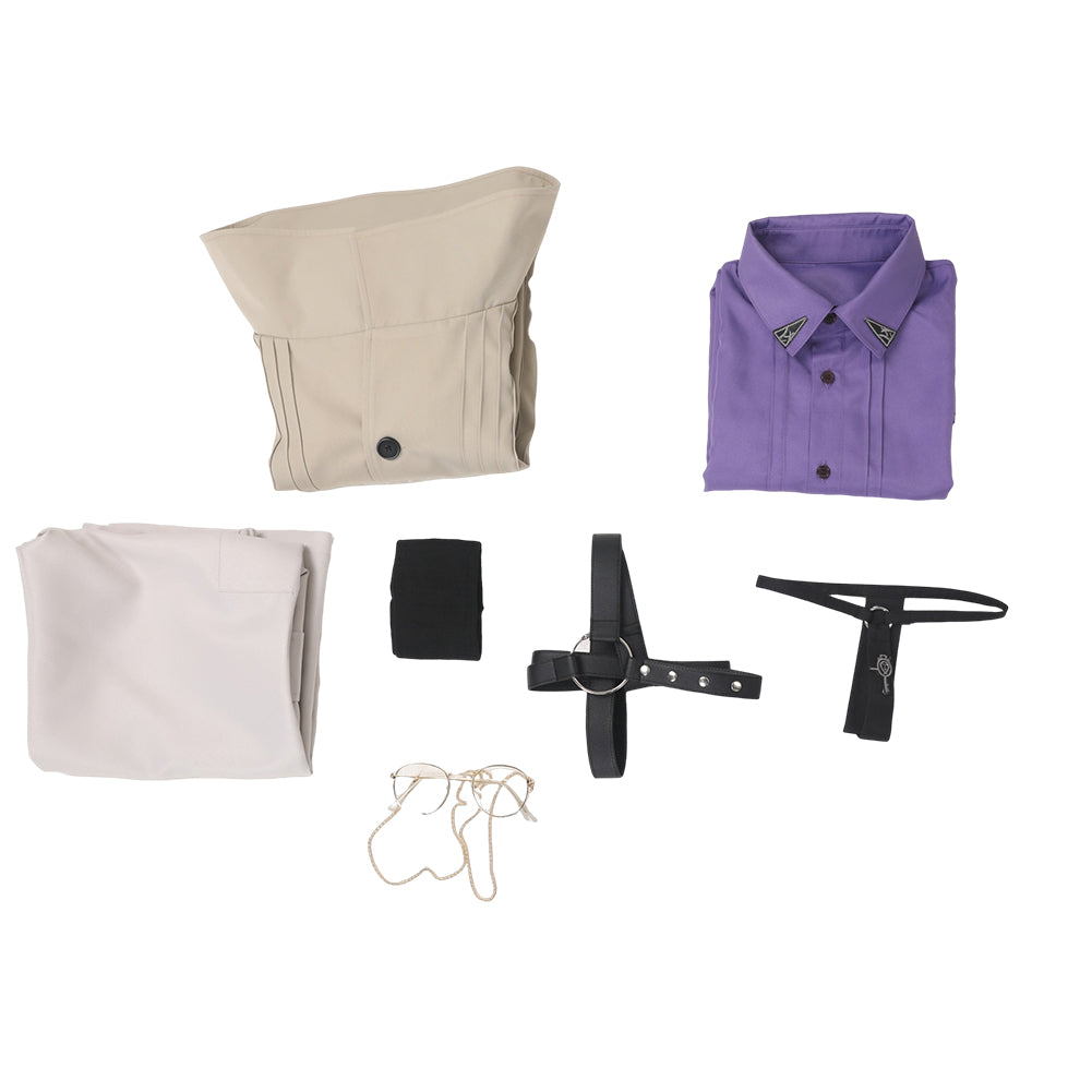 Nijisanji Youtuber Kanae Tenue Violet Cosplay Costume