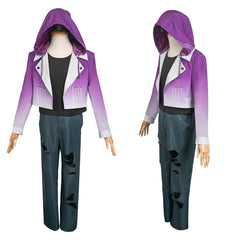 Nijisanji Youtuber Kuzuha Tenue Violette Cosplay Costume
