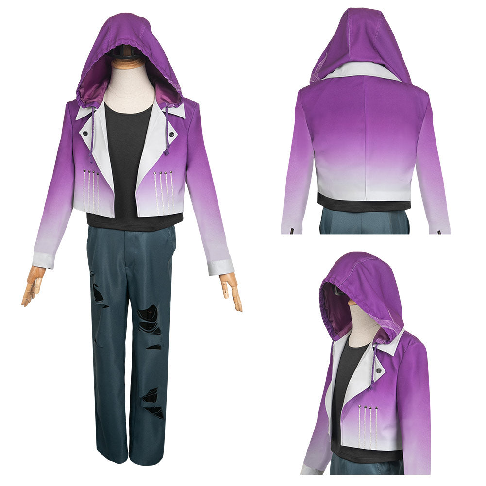 Nijisanji Youtuber Kuzuha Tenue Violette Cosplay Costume