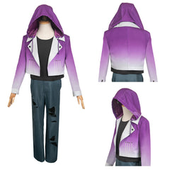 Nijisanji Youtuber Kuzuha Tenue Violette Cosplay Costume